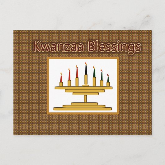 Kwanzaa Blessings Briefkaart (Voorkant)