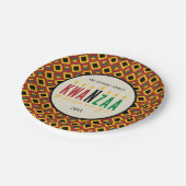 Kwanzaa Blessings | Kinara | Gepersonaliseerd Papieren Bordje (Gekanteld)