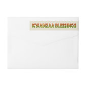 Kwanzaa Blessings | Retouradres (Achterkant)