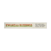 Kwanzaa Blessings | Retouradres (Individueel)