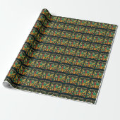 Kwanzaa Blessings Wrapping Paper Cadeaupapier (Uitgerold)