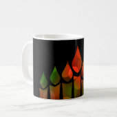 Kwanzaa Bokeh Kinara Koffiemok (Voorkant links)