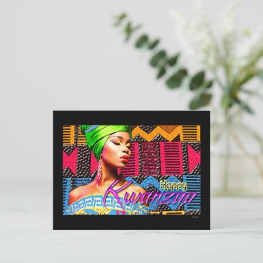 Kwanzaa Briefkaart (Staand voorkant)