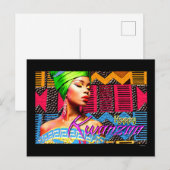 Kwanzaa Briefkaart (Voorkant / Achterkant)