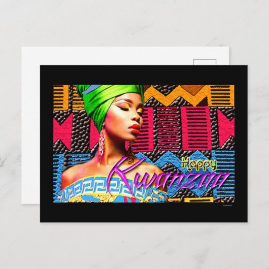 Kwanzaa Briefkaart (Voorkant / Achterkant)