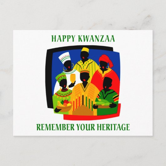 Kwanzaa Briefkaart (Voorkant)