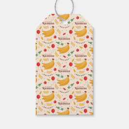 Kwanzaa Cadeaublaadjes Cadeaulabel