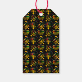Kwanzaa Cadeaublaadjes Cadeaulabel