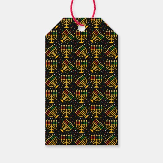 Kwanzaa Cadeaublaadjes Cadeaulabel (Voorkant)
