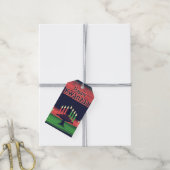 Kwanzaa Cadeaulabel (Met Touw)