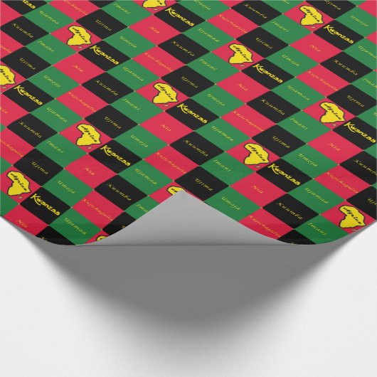 Kwanzaa Cadeaupapier (Hoek)
