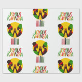 Kwanzaa cadeaupapier (Vlak)