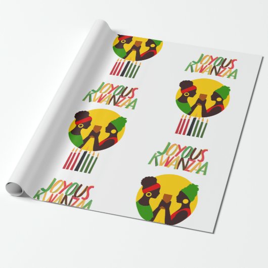 Kwanzaa cadeaupapier (Uitgerold)
