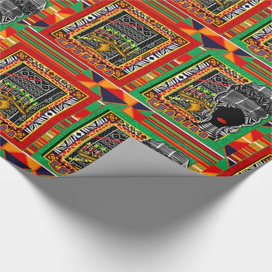 Kwanzaa Cadeaupapier (Hoek)