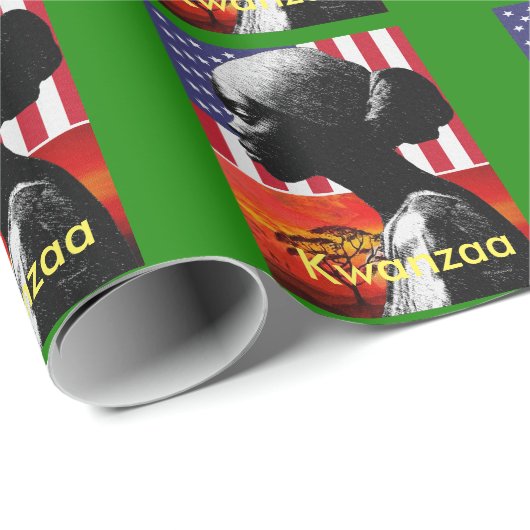 Kwanzaa Cadeaupapier (Rol Hoek)