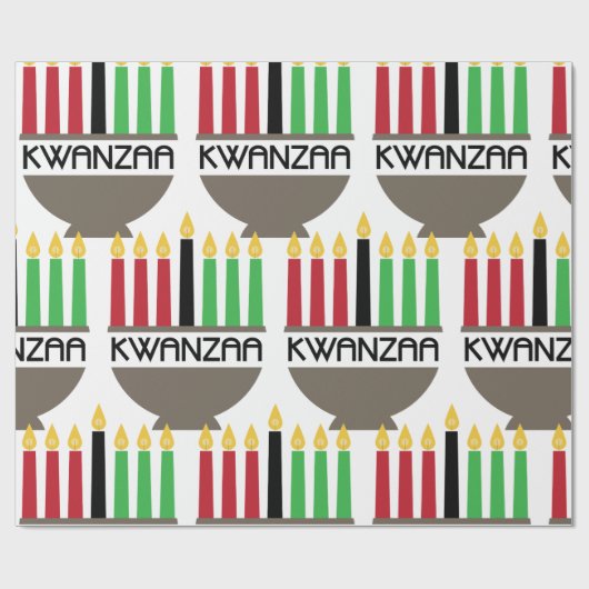 Kwanzaa Cadeaupapier (Vlak)