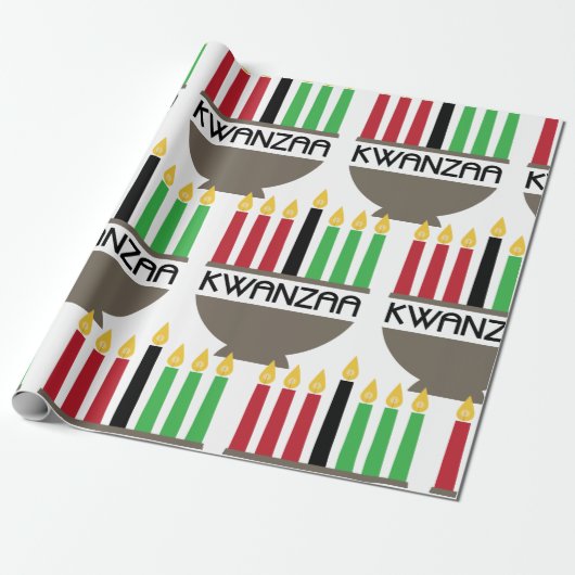 Kwanzaa Cadeaupapier (Uitgerold)