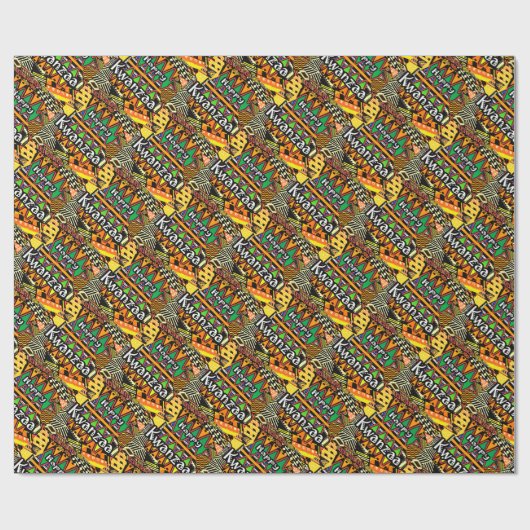 Kwanzaa Cadeaupapier (Vlak)
