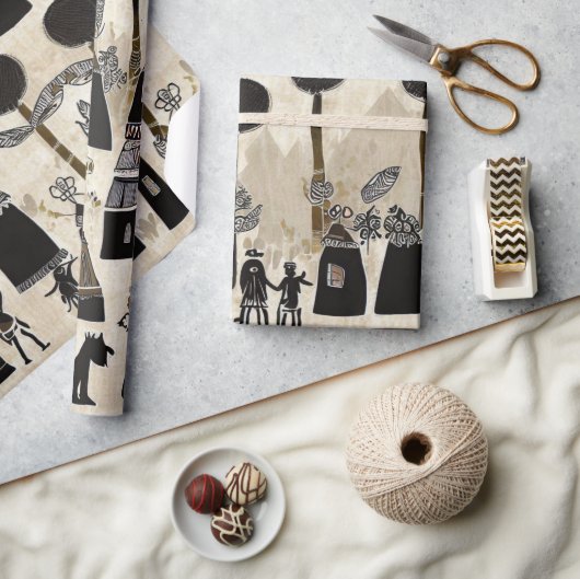 Kwanzaa Cadeaupapier (Crafts)