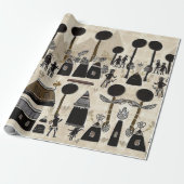 Kwanzaa Cadeaupapier (Uitgerold)