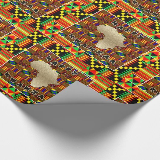 Kwanzaa Cadeaupapier (Hoek)