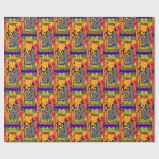 Kwanzaa Cadeaupapier (Vlak)