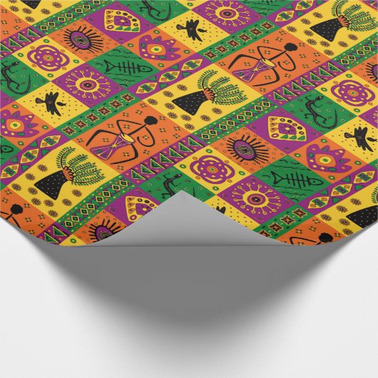 Kwanzaa Cadeaupapier (Hoek)