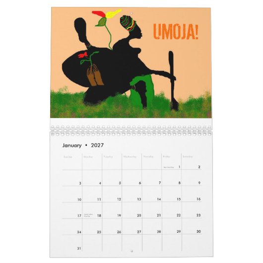 KWANZAA CALENDAR KALENDER (Jan 2027)