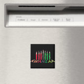 Kwanzaa Candles Magneet (Insitu (Vaatwasser))
