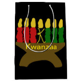 Kwanzaa Candles Medium Gift Bag Cadeauzakje (Voorkant)