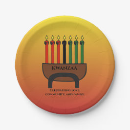 Kwanzaa Candles Papier Bord