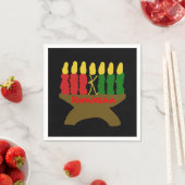 Kwanzaa Candles Servet (Insitu)