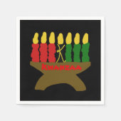 Kwanzaa Candles Servet (Voorkant)