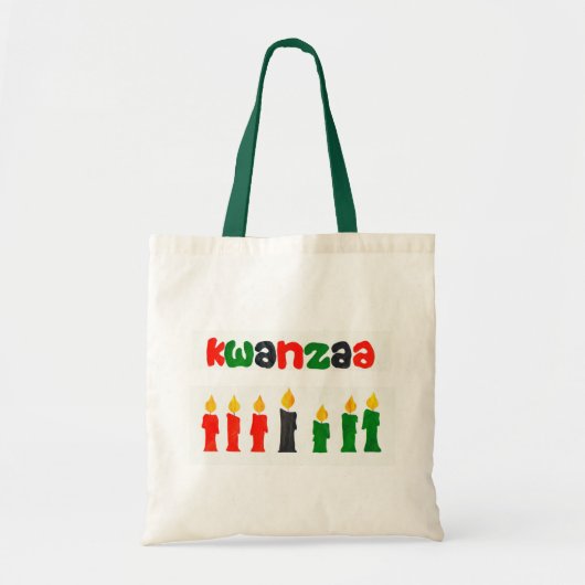 Kwanzaa Canvas tas met kaarsen (Voorkant)