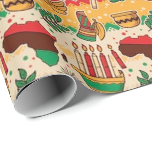 Kwanzaa Celebration Cadeaupapier (Rol Hoek)