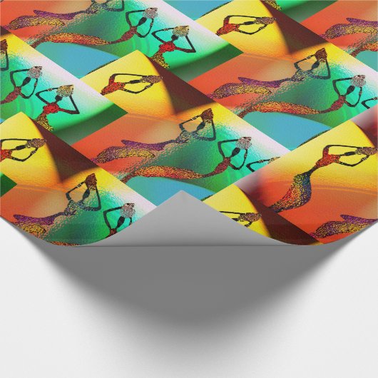 Kwanzaa Celebration Cadeaupapier (Hoek)