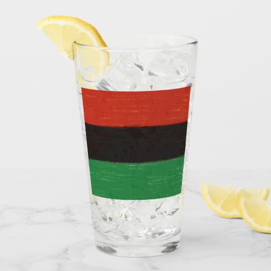 Kwanzaa Colors Glas (Voorkant ijs)