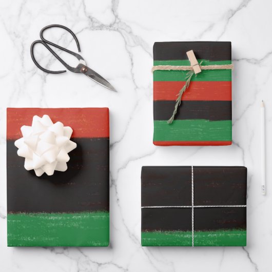 Kwanzaa Colors Inpakpapier Vel (Voorkant)