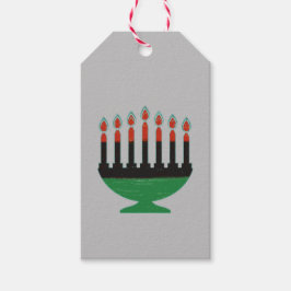 Kwanzaa Colors Kinara Cadeaulabel