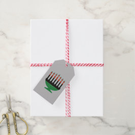 Kwanzaa Colors Kinara Cadeaulabel