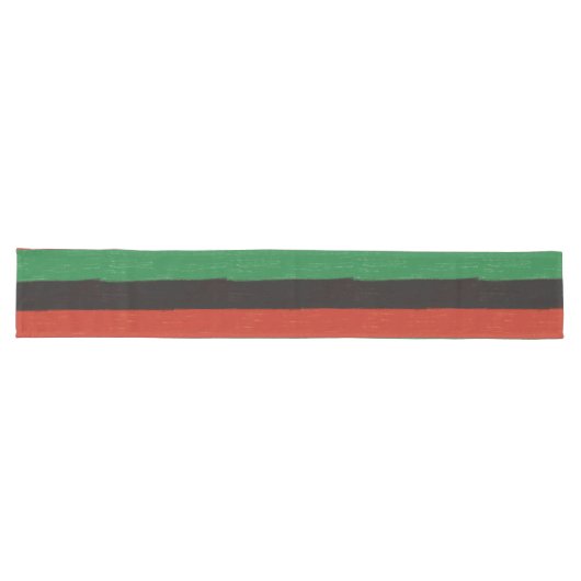 Kwanzaa Colors Lange Tafelloper (Horizontaal)