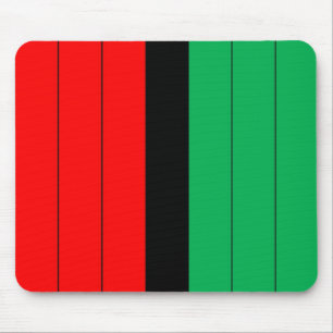 Kwanzaa Colors Red Black Green Stripes Pattern Muismat