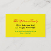 Kwanzaa Colors Red Black Green Stripes Pattern Visitekaartje (Achterkant)