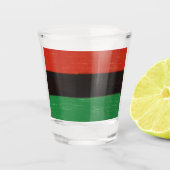 Kwanzaa Colors Shot Glas (Voorkant)