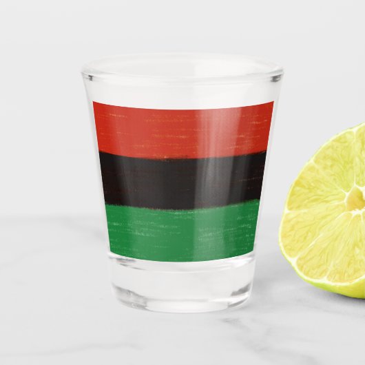Kwanzaa Colors Shot Glas (Voorkant)