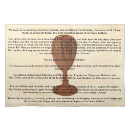 Kwanzaa Creations Tambiko Cotton Placemat