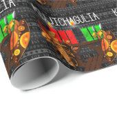 Kwanzaa Dag 2 Kujichagulia Kinara Determination Cadeaupapier (Rol Hoek)