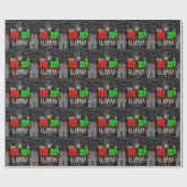 Kwanzaa Dag 4 Ujamaa Kinara Cooperative Econimcs Cadeaupapier (Vlak)