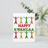 Kwanzaa Dancers Briefkaart (Staand voorkant)