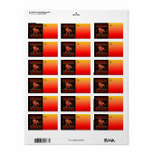 Kwanzaa Dancers Etiket (Full Sheet)